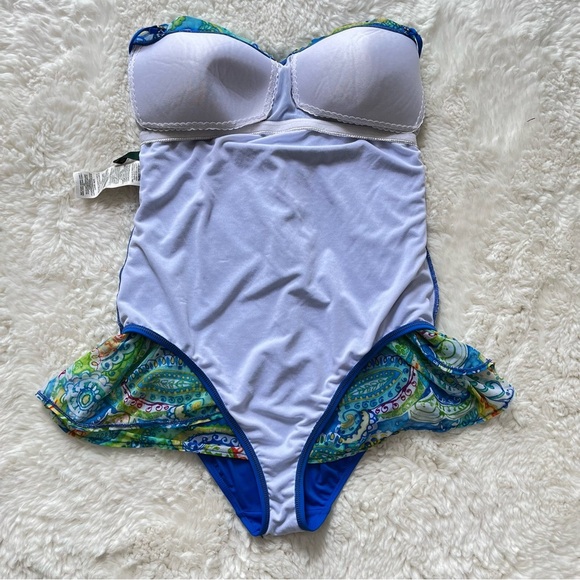 Ralph Lauren Paisley Swimsuit 12 - Picture 7 of 10